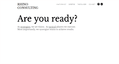 Desktop Screenshot of consultrhino.com