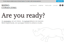 Tablet Screenshot of consultrhino.com